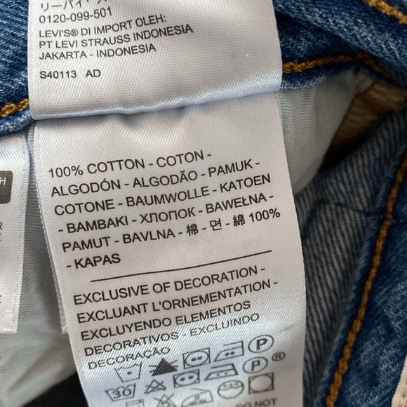 LEVI’s 501 Premium Quality Adjustable Length Shorts Size 26 - Picture 10 of 12